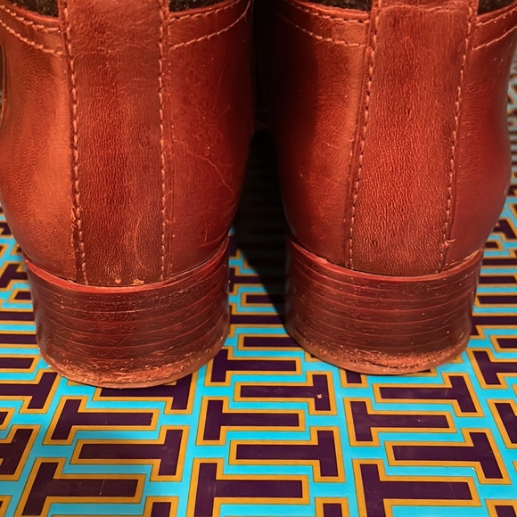 Tory Burch Rosalie 30mm Riding Boots, Almond/ Charcoal, Size 6.5 - Picture 8 of 14